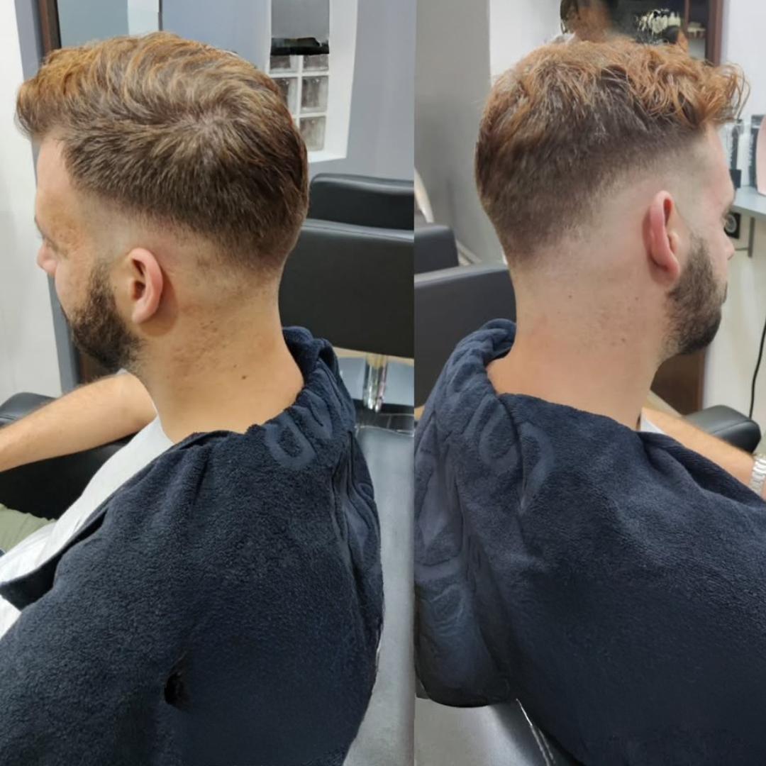 Ejemplo servicio corte de pelo para hombre